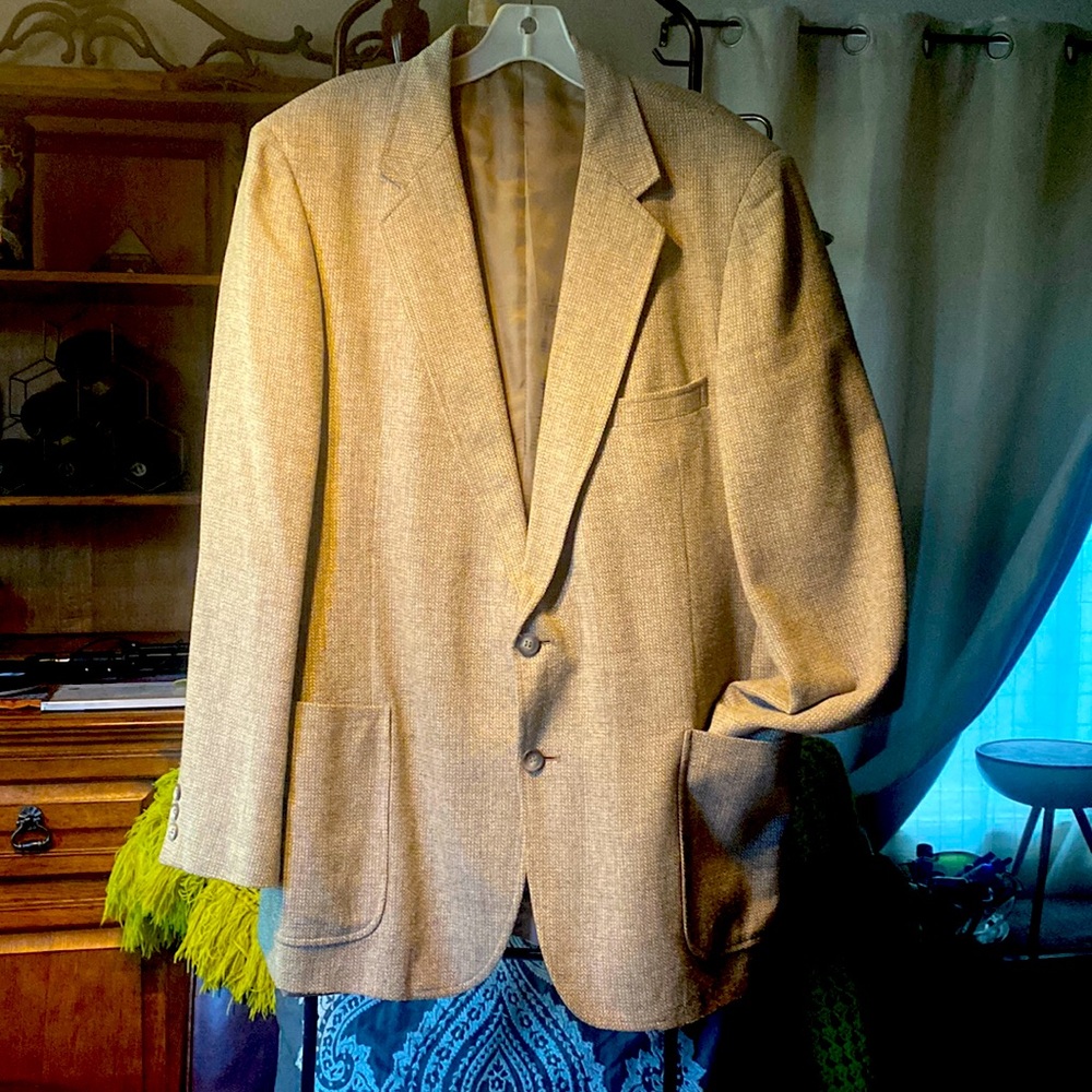 Vintage Banner Tweed Blazer